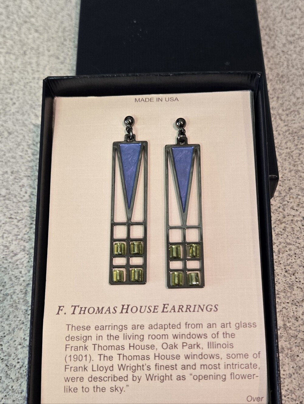 Frank Lloyd Wright Collection F. Thomas House Earrings